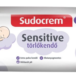 Sudocrem Sensitive 55 db nedves törlőkendő