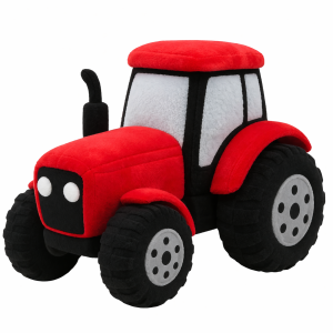 Piros Traktor Plüss