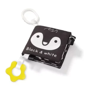 Babyono játékkönyv BLACK AND WHITE puha