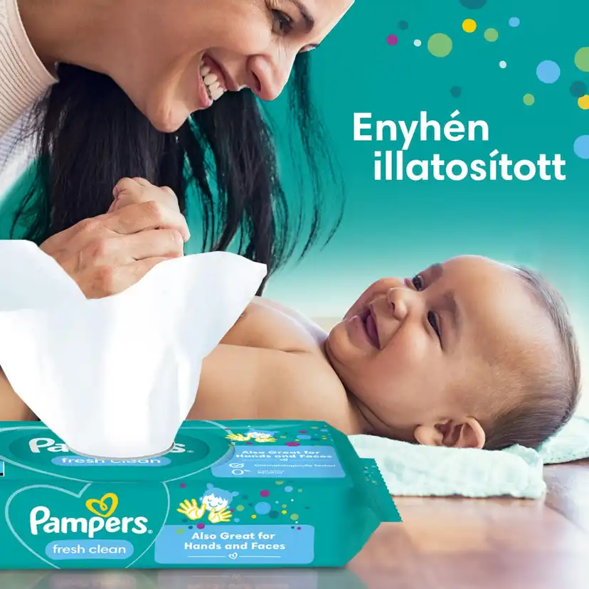 Pampers Fresh Clean nedves törlőkendő - 52 db - Image 2