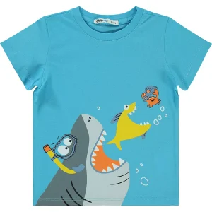 Cápás Póló Kisfiúknak